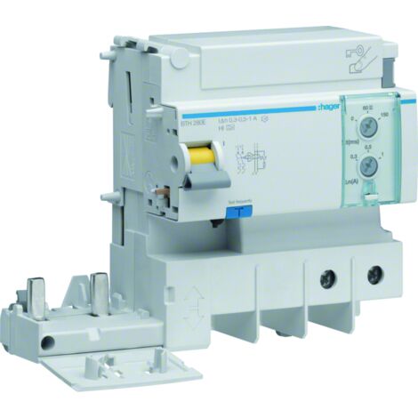 Bloc dif 2P 125A réglable HI - BLOCS DIFFERENTIELS HAGER BTH280E