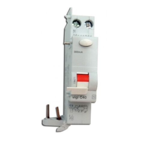 Bloc differentiel 25A 1P+N 300mA type AC vigi C40 (équivalent au VIGI TG40 21481 MULTI9) SCHNEIDER ELECTRIC 19471