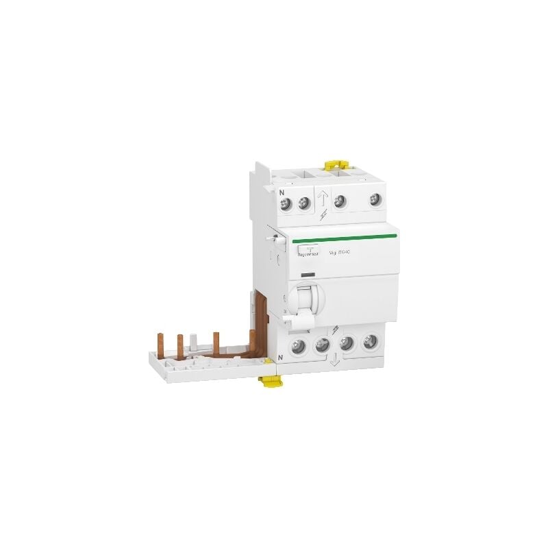 Schneider Electric - Acti9 iTG40 - module différentiel Vigi tête de groupe - 3P+N 25A 300mA type ac