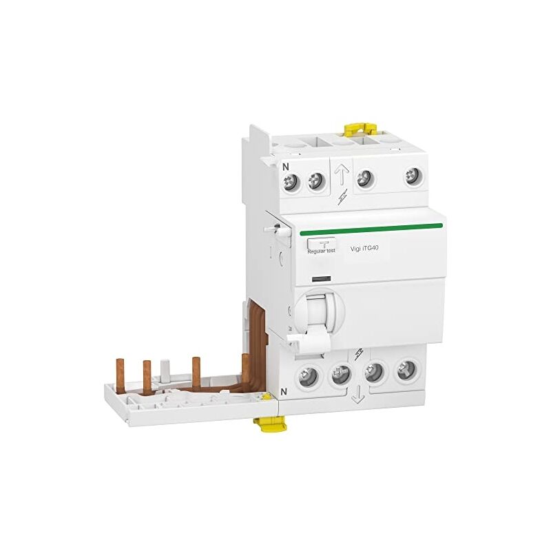 Schneider Electric - ACTI9 ITG40 - module différentiel vigi tête de groupe - 3P+N 25A 300MA typ a si - A9Y15725