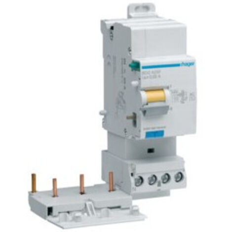 bloc différentiel - 3 phases + neutre - 25a - 300 ma - type ac - hager bfc425f