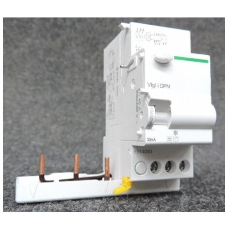 Bloc differentiel 40A 3P protection 30mA type A Si instantané 230V Clario Vigi IDPN SCHNEIDER A9N21705