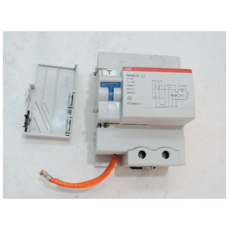 Bloc differentiel 63A 2P 300mA type AC DDA802 ABB 455063