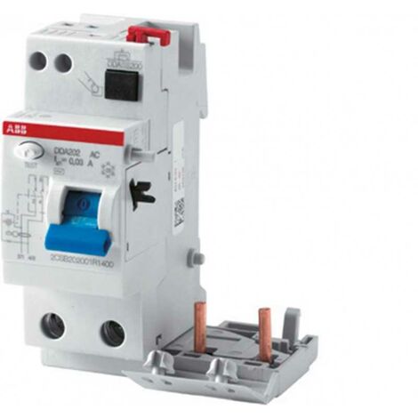 Bloc différentiel ABB DDA202 2P 25A 300mA type AC 2 modules B427917