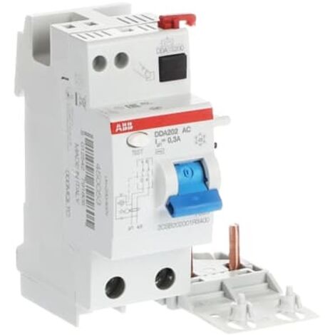 Bloc différentiel ABB DDA202 2P 40A 300mA type AC 2 modules B427918