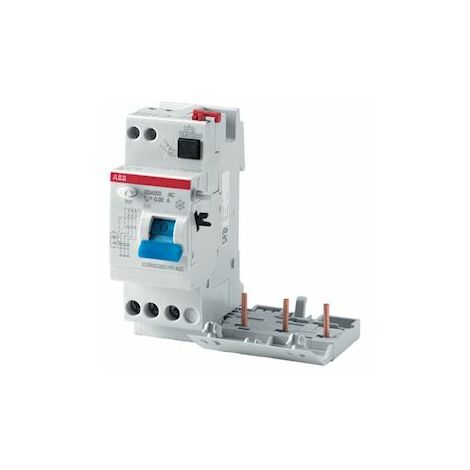 bloc différentiel - abb dda203 - 3 pôles - 25a - 30 ma - type ac - pour s200 - abb 2csb203001r1250