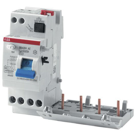 Bloc différentiel ABB DDA204 4P 40A 300mA type AC 2 modules B427946