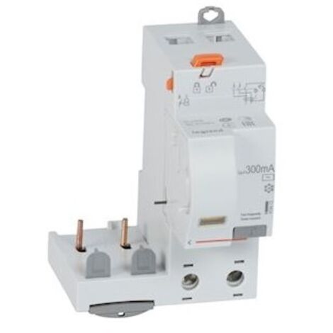 Bloc différentiel adaptable à vis DX³ pour disjoncteur 1 module par pôle - 2P 230V - 40A - typeAC 300mA - LEGRAND