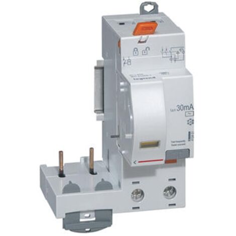 Bloc différentiel adaptable à vis DX³ pour disjoncteur 1 module par pôle - 2P 230V - 40A - typeAC 30mA - 410401 - LEGRAND
