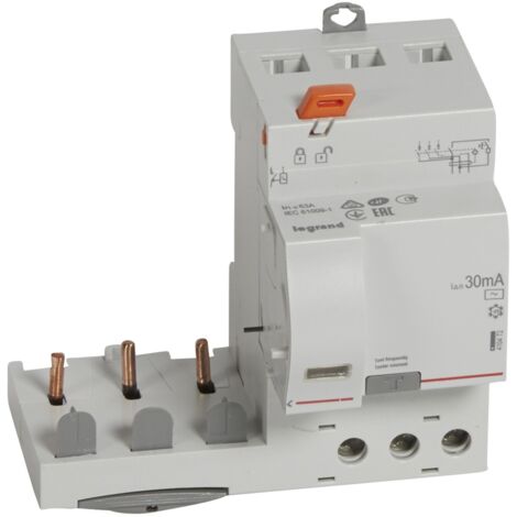 Disjoncteur Différentiel Legrand DX³ 6000 – 2P, 10A, 300mA, Type AC, Pour Tableau électrique