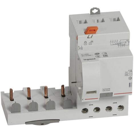 Bloc Différentiel Adaptable DX3 VIS 4 Pôles 400V 63A TYPE AC 1000MA Sélectif LEGRAND 410523