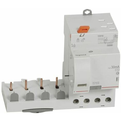 bloc différentiel - legrand dx3 - 4p - 40a - type ac - 30 ma - tga - legrand 410505