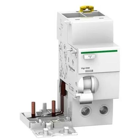bloc différentiel - schneider - vigi ic60 - 2 pôles - 63 ampères - 300 ma - type asi - schneider electric a9v35263