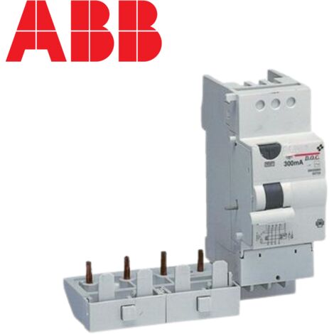 Bloc différentiel tétrapolaire - 300mA - type AC - 2 modules - 32/63A - Calibre - Calibre 32A