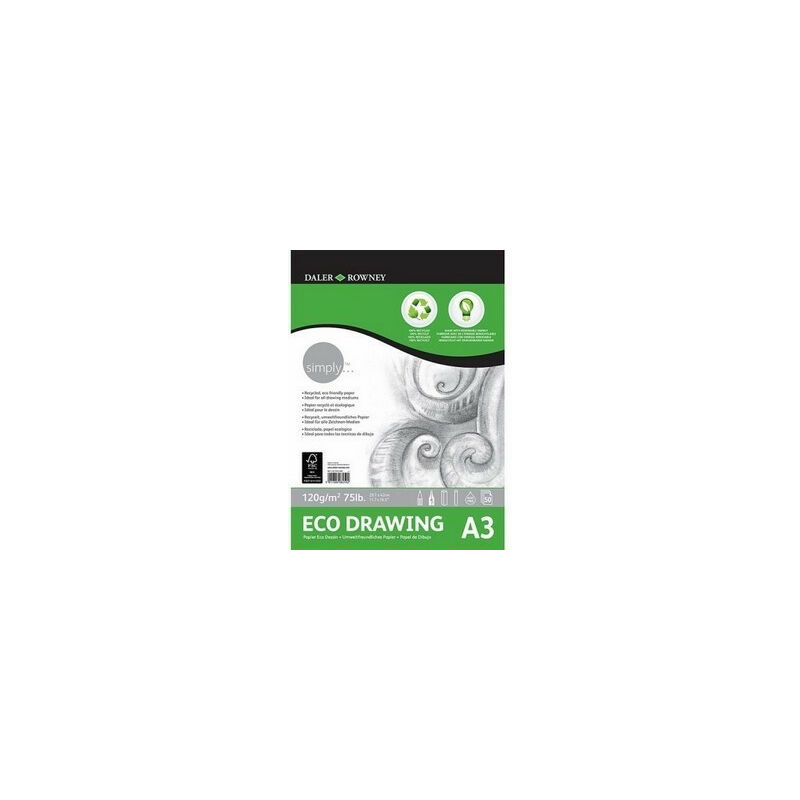 

BLOC ECOLOGICO DIBUJO 50 HOJAS-120 gr/m2 | TAMAÑO: A4