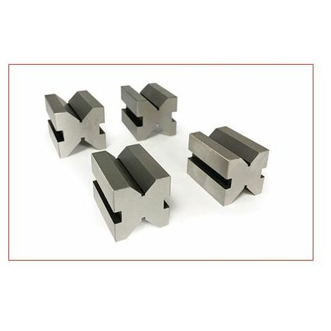 Bloc en V RS PRO avec étrier de serrage capacité 1.5pouce, 1.5 x 1.5 x 2pouce ( Prix pour 1 )
