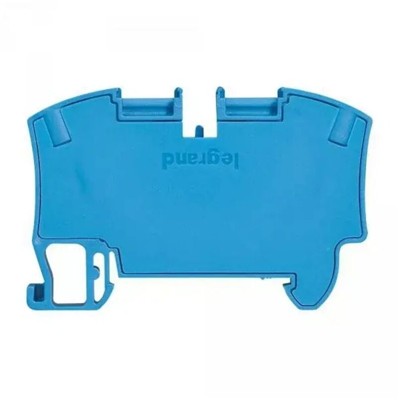 Legrand - Bloc de jonction de passage à ressort Viking3 avec 1 jonction 2 conducteurs 1 entrée 1 sortie pas 8mm bleu (037202)