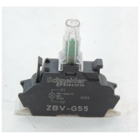 Bloc lumineux pour bouton Ø 22mm LED orange intégrée 110-120V Harmony SCHNEIDER ELECTRIC ZBVG55