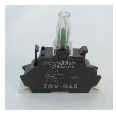 Bloc lumineux pour bouton Ø 22mm LED rouge intégrée 110-120V Harmony SCHNEIDER ELECTRIC ZBVG45