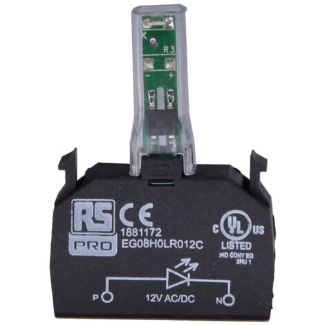 Bloc lumineux RS PRO LED Vert, 110 V c.a. ( Prix pour 1 )