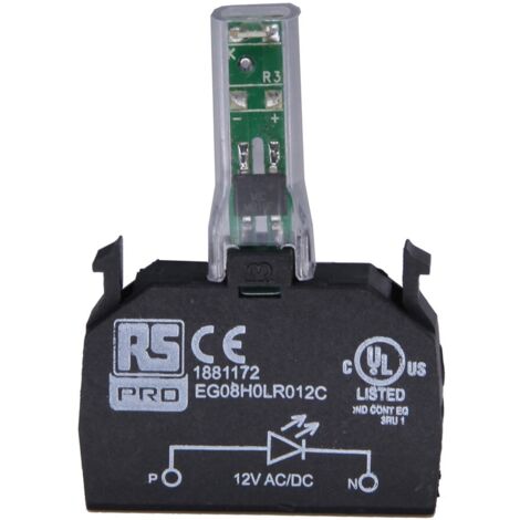 Bloc lumineux RS PRO LED Vert, 240 V c.a. ( Prix pour 1 )