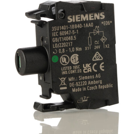Bloc lumineux Siemens série SIRIUS ACT, 24V c.a. / V c.c. LED ( Prix pour 1 )