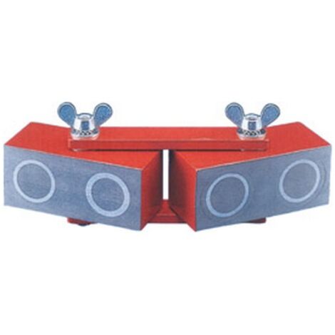 Bloc magnétique articulé réglable, Long. : 190 mm, Dimensions du bloc 90 x 40 x 40 mm, Force de maintien 250 N