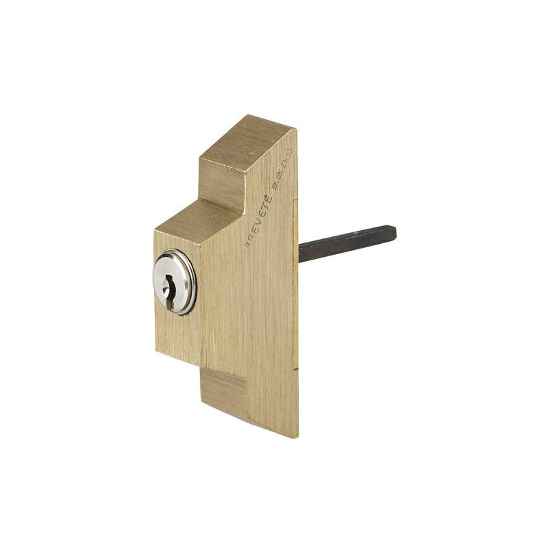 Bloc sécurité éléctrique manelec Jaune/Doré Droite