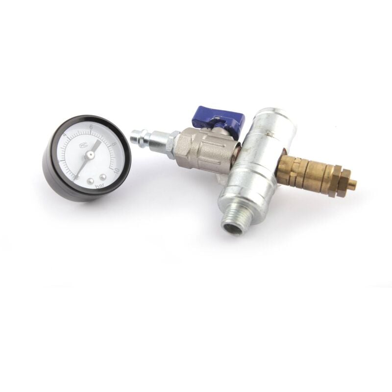 Clas - Bloc manomètre 10 bars vidange cuve avec soupape de sécurité - sa 0412 Equipements