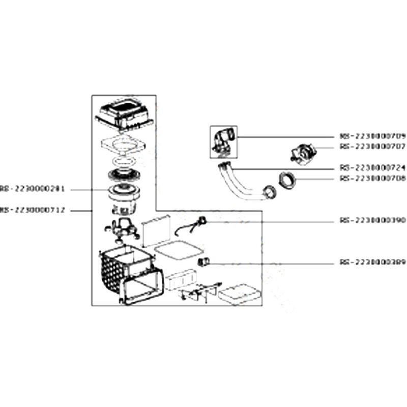 Bloc moteur complet (repère RS-2230000712)
