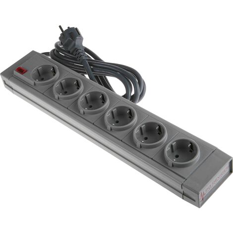 Legrand Socle multiprise 4x + 2x USB avec interrupteur et câble 2m blanc