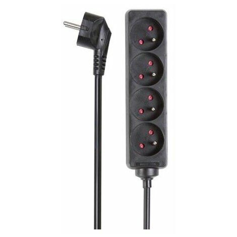 Bloc multiprise, 4 prises - cable de 5 m