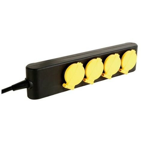 Bloc Multiprise, 4 Prises - Ip44