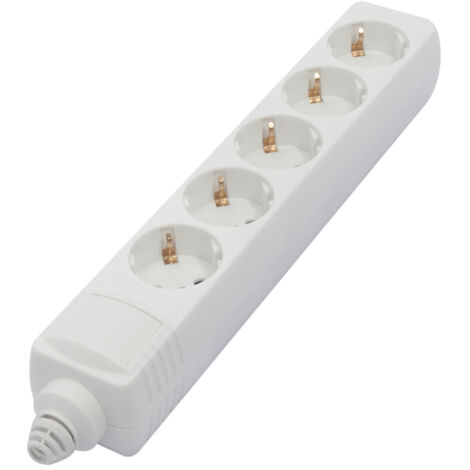 Bloc multiprise 5x16A sans cordon - Blanc - Chacon