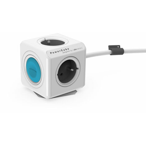 Bloc multiprise connecté 1.5 mètres compatible Amazon Alexa et Google Home - Allocacoc