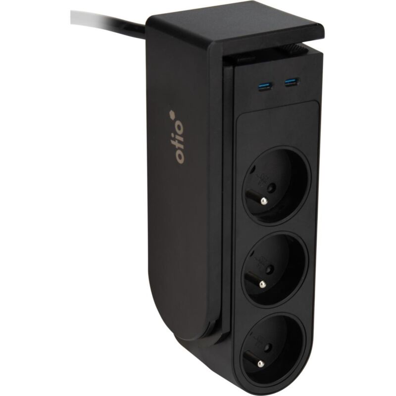 Bloc multiprise Gekko XL 5 prises + 2 USB-C PD 20W - Otio Bloc multiprise Gekko XL 5 prises + 2 USB-C PD 20W - Otio