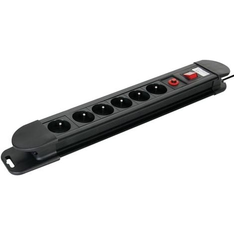 BLOC MULTIPRISE PROTEGE 6PRISES ELECTRIS
