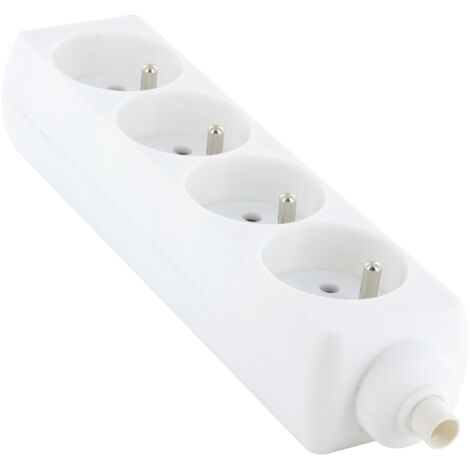 Bloc multiprise sans cordon - Blanc