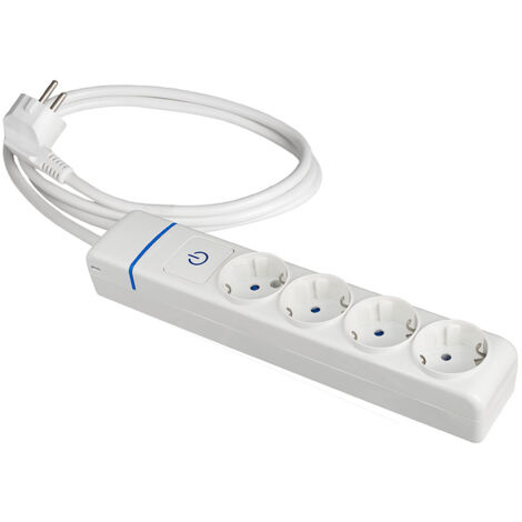 Bloc multiprises 4 prises avec interrupteur Solera 8014pil 250 V 16 A (1.5 m)