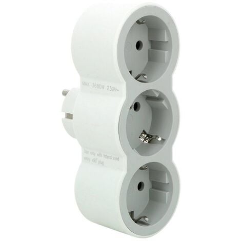 Bloc multiprises legrand 694518/ 3 prises/ blanc et gris.