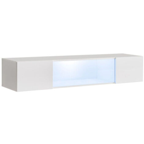Bloc Mural Design LED "Fly I3" 160cm Blanc