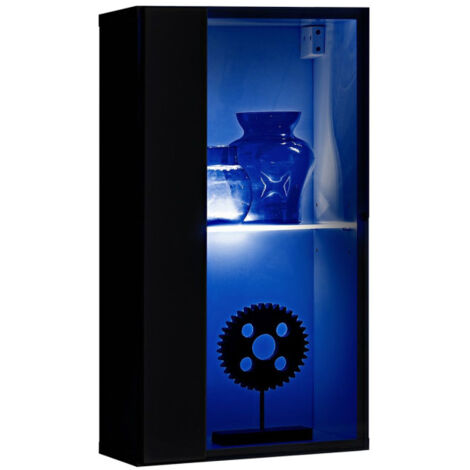 Bloc Mural LED Design "Switch IV" 60cm Noir