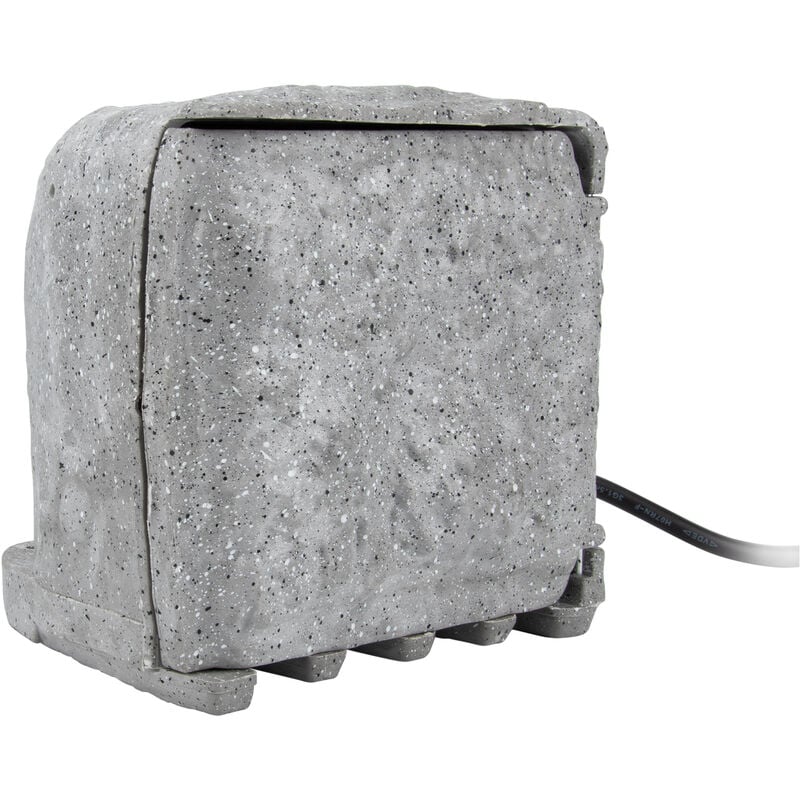 Zenitech - Bloc pierre 4x16A + 2 interrupteurs 1,5m - Gris