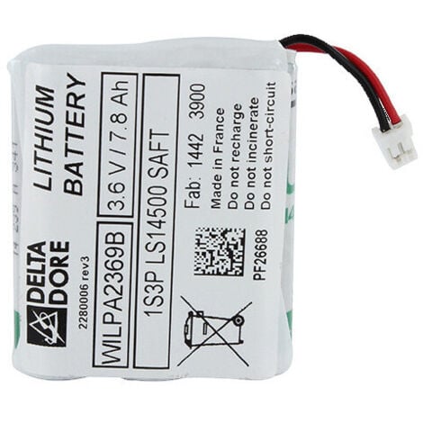 Bloc pile pour clavier tactile clt 8000 tyxal + DELTA DORE - 6416223