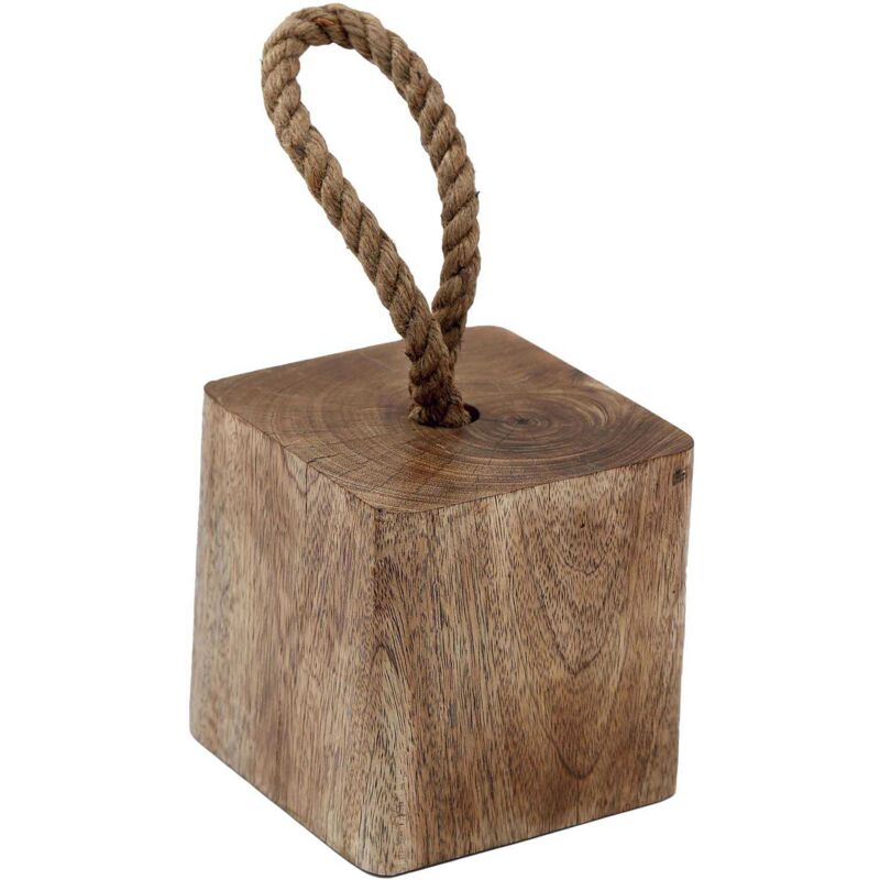 SIL - Bloc-porte en manguier 13 x 13 cm