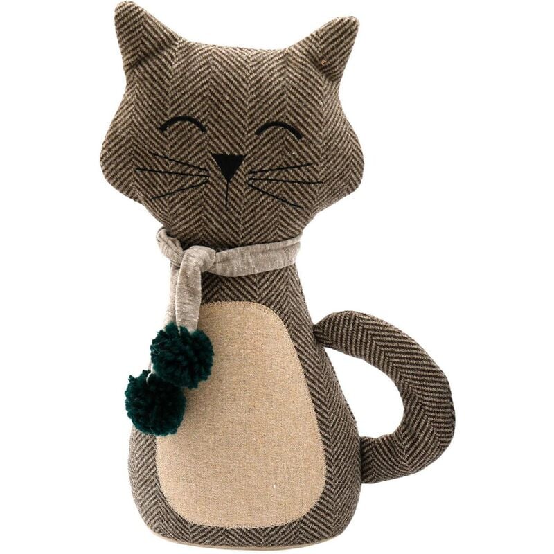 Bloc porte en tissu Chat