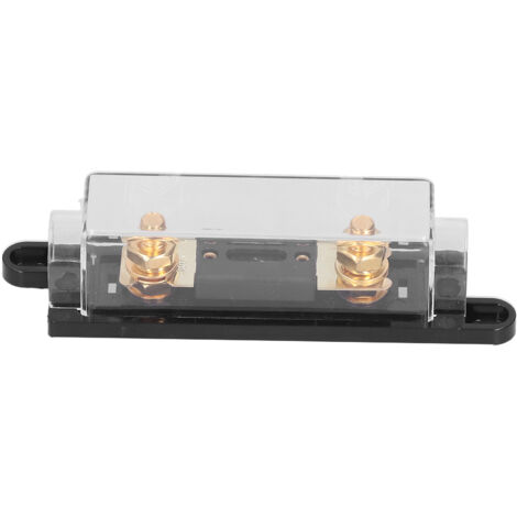 Bloc porte-fusible 100A AGU Protection électrique pour amplificateur de puissance Audio de voiture fil de calibre 0/4