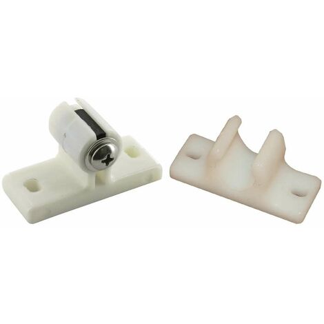 Bloc porte mâle + femelle grand modèle 63mm nylon support connecteur fixation cabine portail tracteur bloque