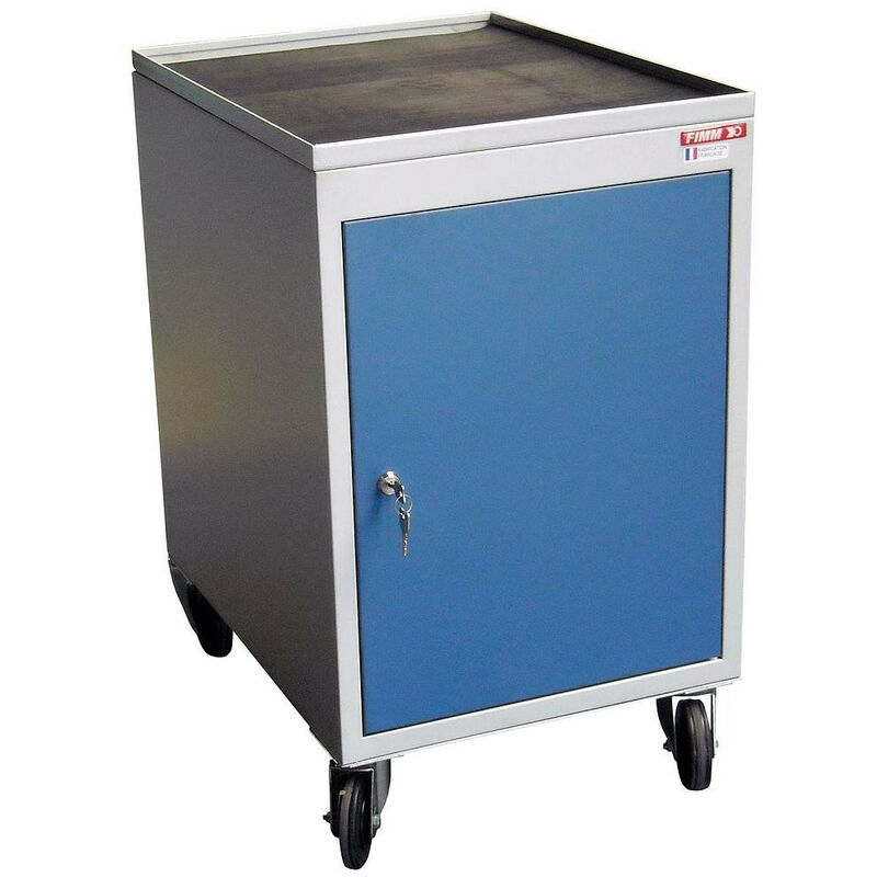 Fimm - Bloc porte mobile 250 kg avec roues caoutchouc Diam 125 mm
