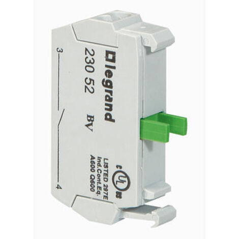 Bloc pour tête non lumineuse Osmoz raccordement par borne à ressort NO LEGRAND 023052